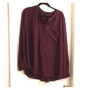 Lane Bryant blouse with contrasting stitch
